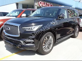 Infiniti  QX  80  2018  SUV  Automatic  8  0  4WD  Black  Gasoline