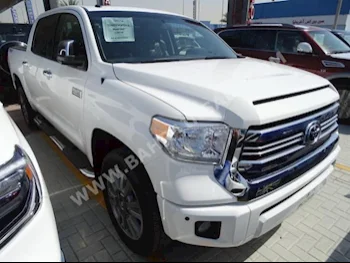 Toyota  Tundra  Platinum  2017  Pick Up  Automatic  8  2,500  4WD  White  Gasoline