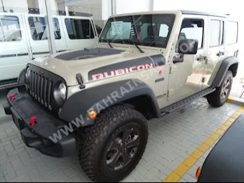 Jeep  Wrangler  Rubicon  2017  SUV  Automatic  6  0  4WD  Beige  Gasoline