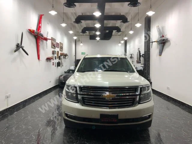 Chevrolet  Tahoe  LTZ  2015  SUV  Automatic  8  50,000  4WD  White  Gasoline