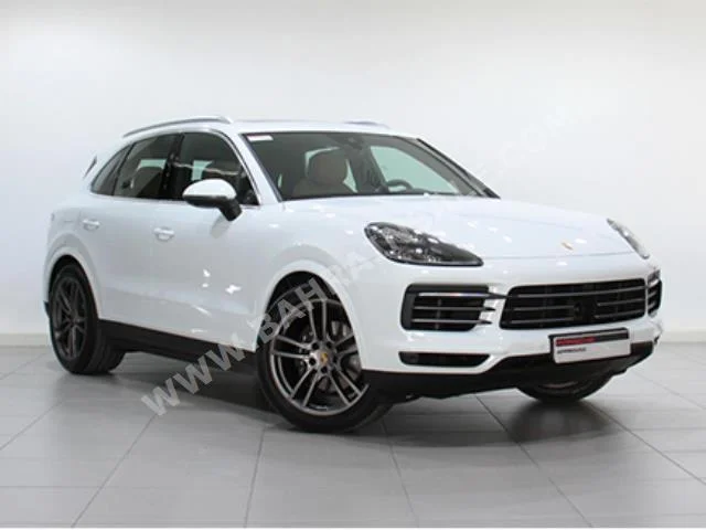 Porsche  Cayenne  2018  SUV  Automatic  6  3,000  4WD  White  Gasoline