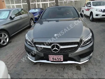 Mercedes-Benz  C-Class  300  2017  Sedan  Automatic  4  9,000  RWD  Gray  Gasoline