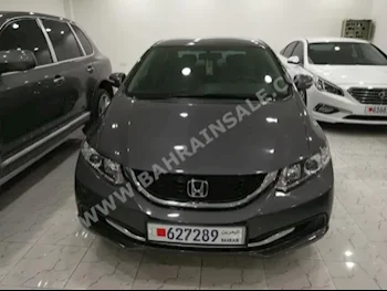 Honda  Civic  2015  Sedan  Automatic  4  50,000  FWD  Gray  Gasoline