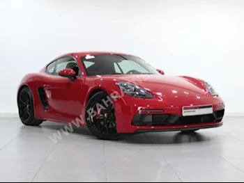 Porsche  Cayman  2018  Coupe / Sport  Automatic  6  3,000  RWD  Red  Gasoline