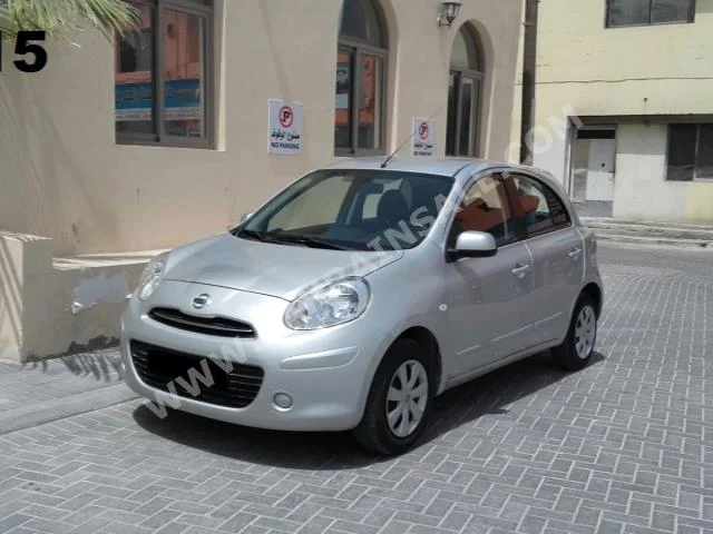 نيسان  ميكرا  2015  هاتشباك  اتوماتك  4  131,000  دفع أمامي  فضي  بنزين