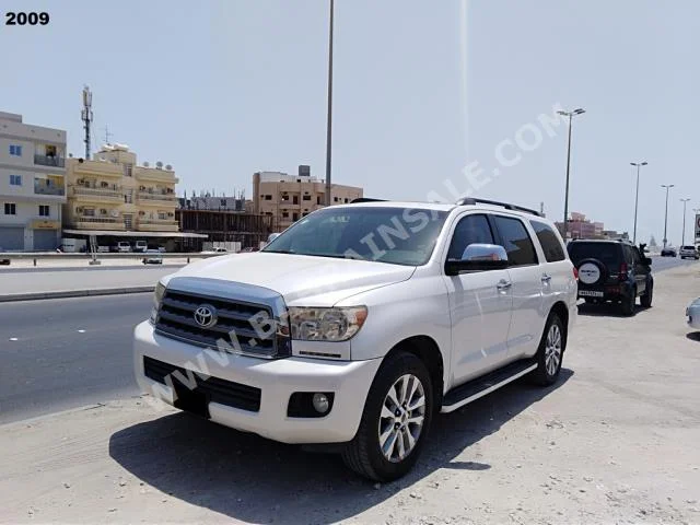 تويوتا  سكويا  2009  اس يو في  اتوماتك  6  139,000  دفع رباعي  أبيض  بنزين