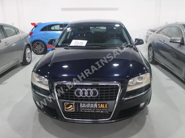 Audi  A8  2008  Sedan  Automatic  6  65,000  RWD  Blue  Gasoline