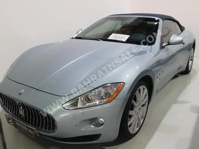 Maserati  GranTurismo  2012  Convertible  F-1  8  16,000  RWD  Silver  Gasoline