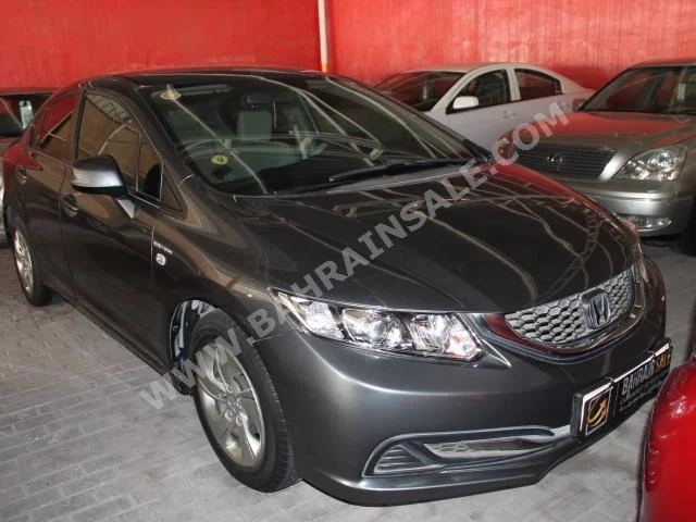 Honda  Civic  EXI  2013  Sedan  Automatic  4  60,000  FWD  Gray  Gasoline