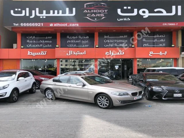 BMW  5-Series  530i  2012  Sedan  Automatic  6  116,000  RWD  Light Gold  Gasoline