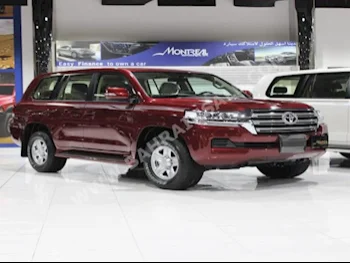 Toyota  Land Cruiser  GXR  2021  SUV  Automatic  6  0  4WD  Dark Red  Gasoline