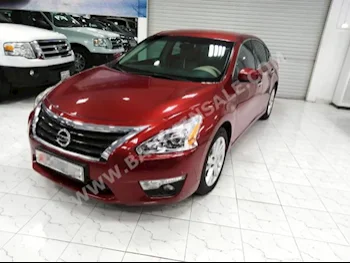 Nissan  Altima  2.5 S  2013  Sedan  Automatic  4  196  FWD  Maroon  Gasoline