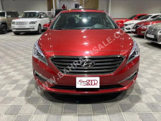Hyundai Sonata 2017 Sedan Automatic 4 38,000 RWD Red Gasoline