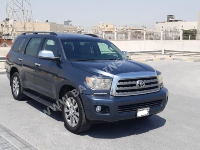 Toyota  Sequoia  Limited  2009  SUV  Automatic  8  210,800  4WD  Gray  Gasoline