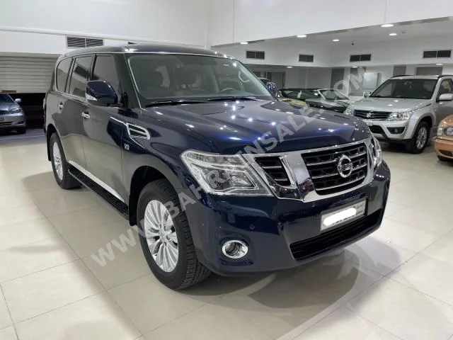 Nissan  Patrol  LE  2019  SUV  Automatic  8  18,000  4WD  Blue  Gasoline