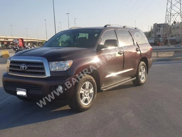 Toyota  Sequoia  SR5  2012  SUV  Automatic  8  78,300  4WD  Red  Gasoline