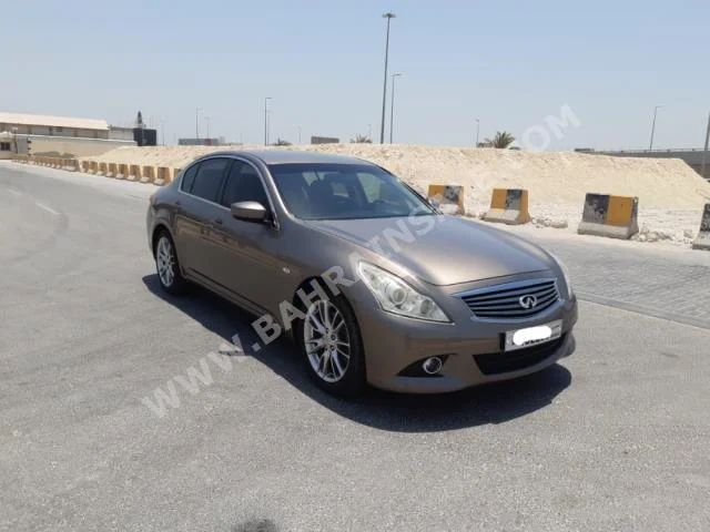 Infiniti  G  25  2012  Sedan  Automatic  6  108,500  RWD  Gray  Gasoline