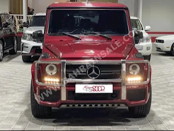 مرسيدس - بنز  جي - كلاس  55 AMG  2011  اس يو في  اتوماتك  8  120,000  دفع رباعي  أحمر غامق  بنزين