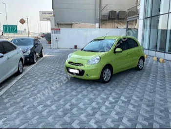 Nissan  Micra  2012  Hatchback  Automatic  4  65,500  FWD  Green  Gasoline