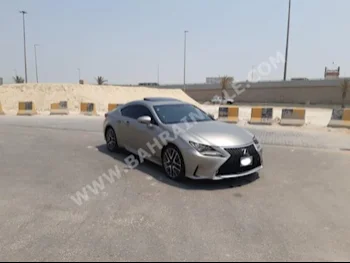 Lexus  RC  350  2015  Sedan  Automatic  6  30,600  RWD  Gray  Gasoline
