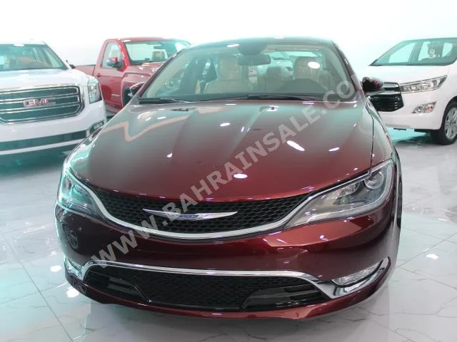Chrysler  200C  2016  Sedan  Automatic  6  0  FWD  Maroon  Gasoline