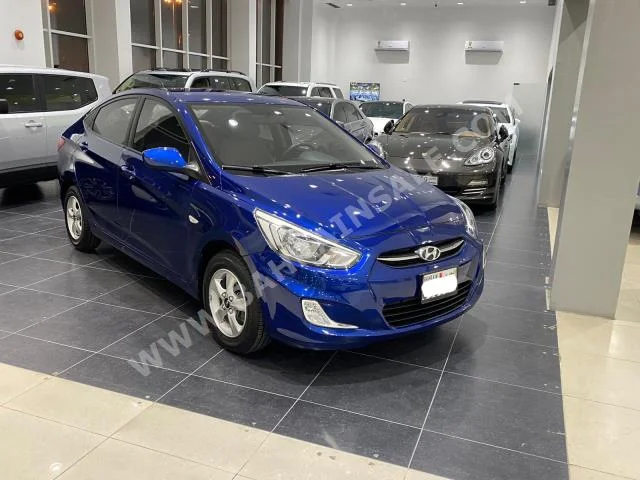 Hyundai  Accent  1.6  2017  Sedan  Automatic  4  79,500  FWD  Blue  Gasoline