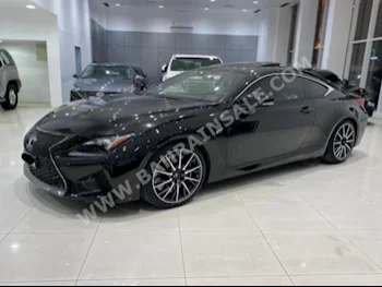 لكزس  ار سي  اف  2015  كوبيه \ سبورت  اتوماتك  8  53,800  دفع خلفي  أسود  بنزين