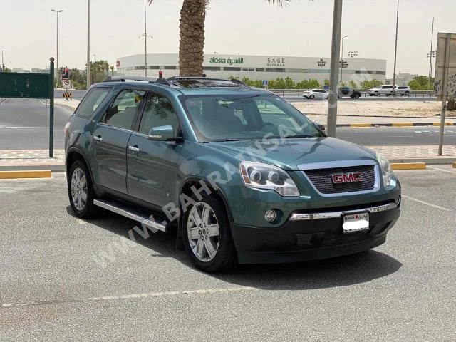 GMC  Acadia  SLT  2010  SUV  Automatic  6  150,000  AWD  Green  Gasoline