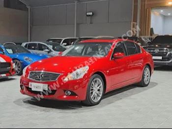 Infiniti  G  25  2014  Sedan  Automatic  4  150,000  FWD  Red  Gasoline
